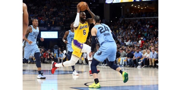 Die Los Angeles Lakers schlugen die Memphis Grizzlies insgesamt mit 4:2